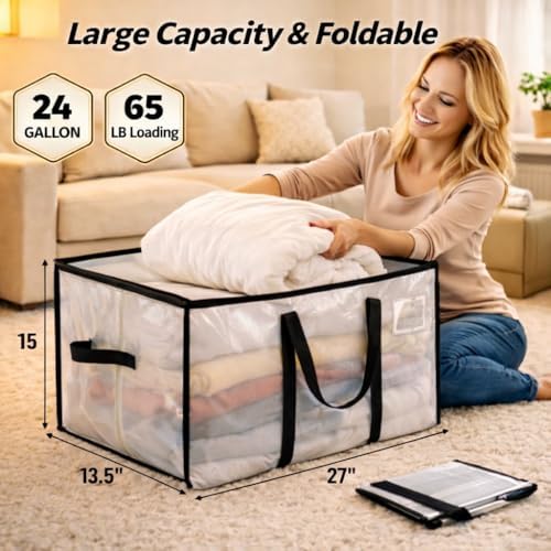 2-Pack Comforter Storage Bags - Image 4