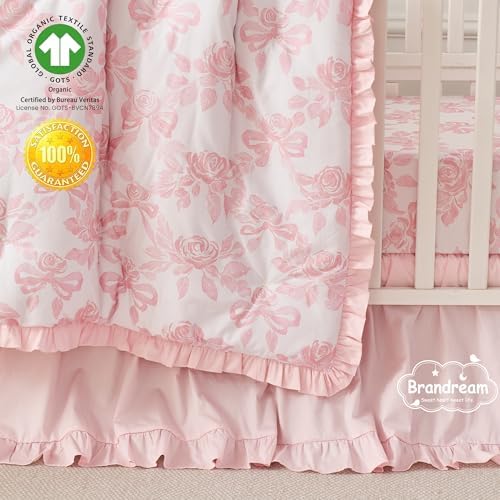 Brandream Organic Cotton Crib Bedding Set - Image 3