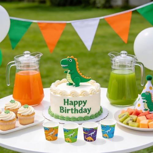 WRAPAHOLIC 3oz Dinosaur Bathroom Cups - Image 6