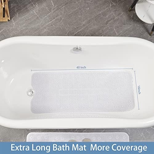 Webos Soft Bathtub Mat Non Slip: Memory Foam Shower Mat - Image 2
