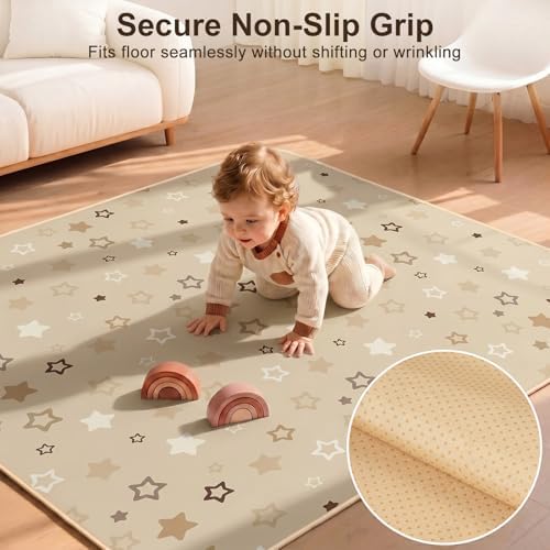 Basumee Splat Mat for Under High Chair, Waterproof & Mess-Proof Floor Mat - Image 4