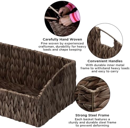 Pantry Baskets Organization, Wicker Basket - Image 3