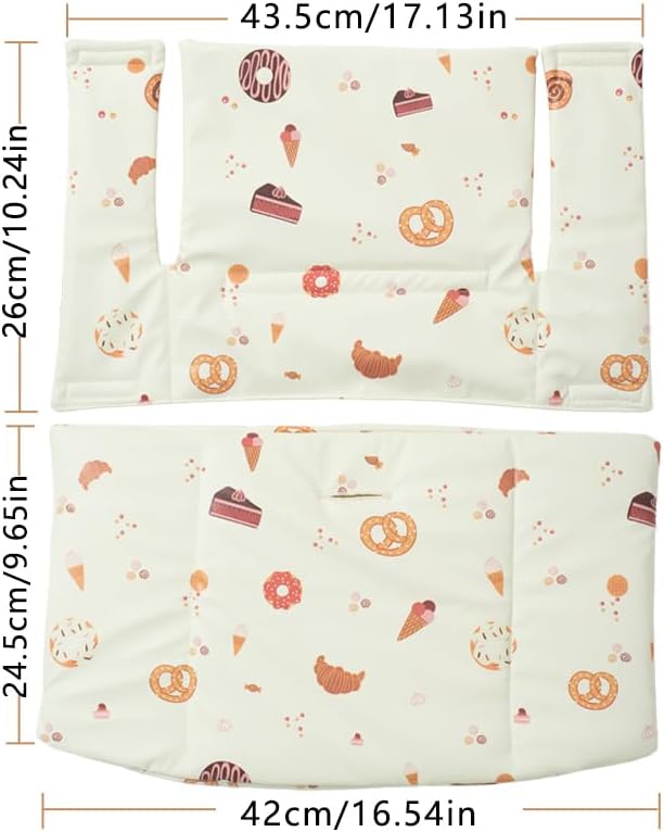 Baby Cushion Set Soft and Comfort High Chair Cushion - Image 2