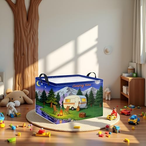 Rectangular Baby Girl Basket Kids Baby Storage Basket Storage Bin Organizer Box - Image 4