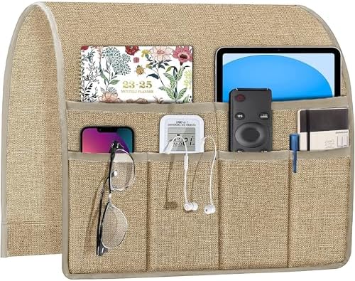Joywell Remote Control Holder Armchair Caddy Armrest Organizer Khaki by Joywell