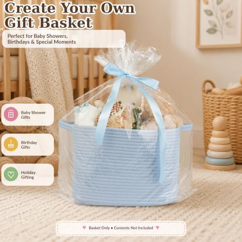 XUANGUO Woven Cotton Rope Storage Basket - Image 6