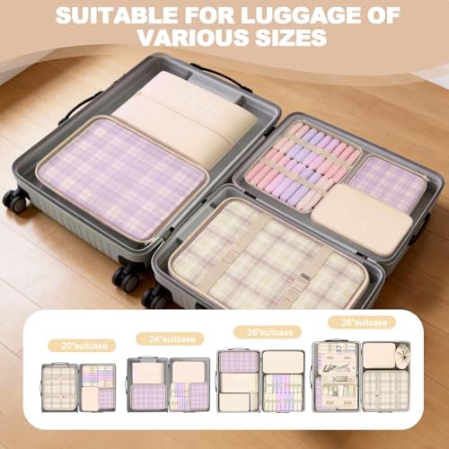 9 Set Packing Cubes for Travel, Suitcase Organizer Bags for Luggage - Image 6