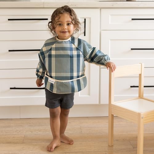 Tiny Twinkle Long Sleeve Bib for Babies & Toddlers | 2-Pack Waterproof Smock - Image 5
