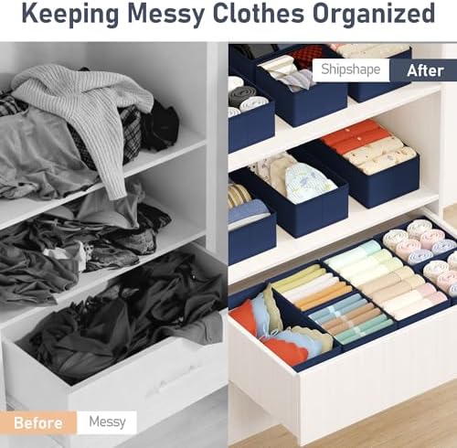 DIMJ Drawer Organizer Clothes Storage - Image 5