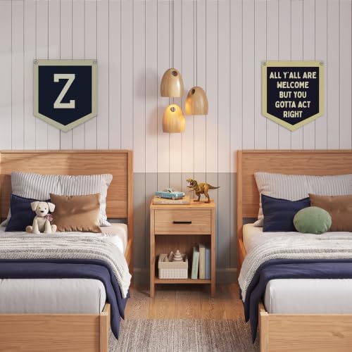 Lacama Toddler Boys Room Decor Name Pennant Flag Z Banner - Image 3