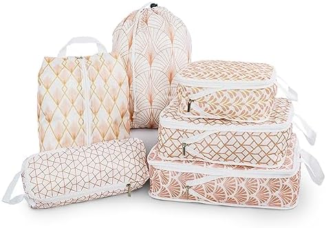 6 Pcs Compression Packing Cubes, Packing Cubes by Xmzsdz