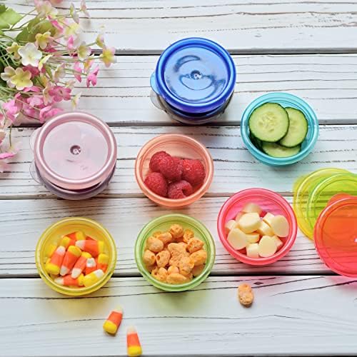 Youngever 9 Sets Baby Food Storage, Plastic Baby Food Containers - Image 3
