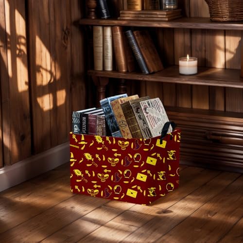 Kid Rectangle Magic Decor Basket Nursery Baby Gift Basket Feather Hat Book - Image 5
