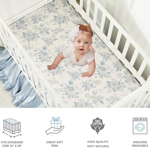 Brandream French Country Toile Crib Bedding Set - Image 2