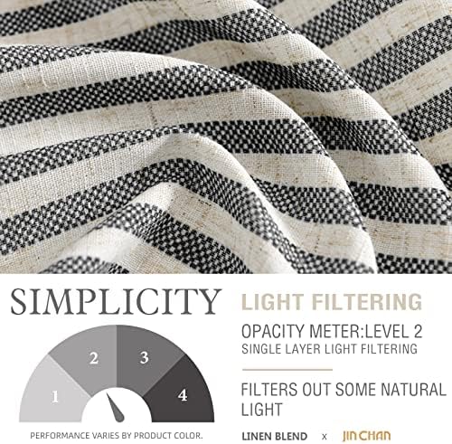 jinchan Linen Boxter Stripe Valances - Image 5