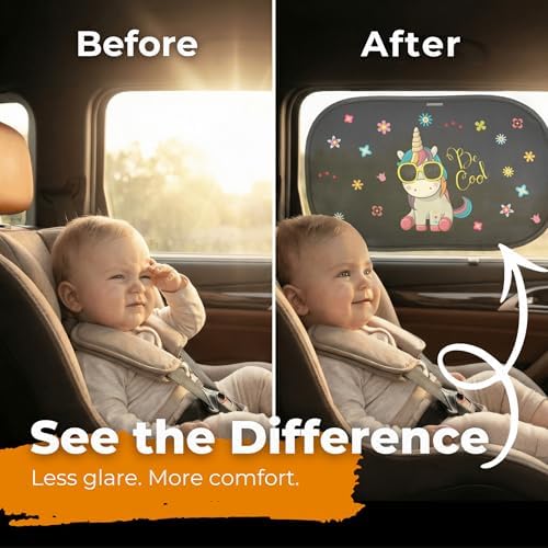 CARAMAZ Car Window Shade for Baby - Image 3