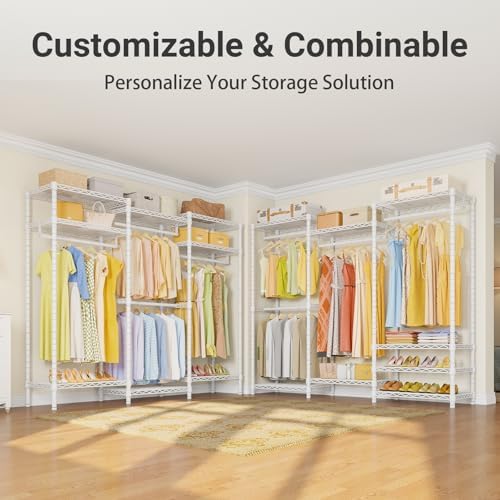 VIPEK V5 Heavy Duty Clothes Rack, Freestanding Modular Closet System - Image 6