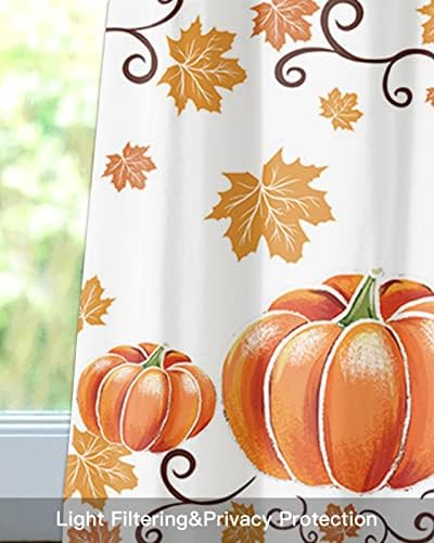 Vandarllin Fall Maple Leaves Kitchen Curtains Valances - Image 7