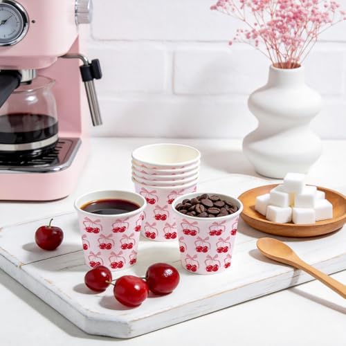 WRAPAHOLIC 3oz Pink Cherry Bathroom Cups - Image 5