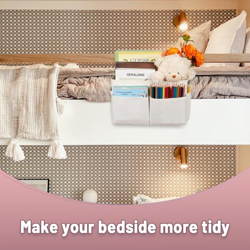 Bedside Caddy Organizer 5 Pockets and 4 Hooks - Image 3
