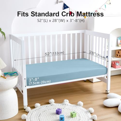 4 Pack Crib Sheets for Boys - Image 6