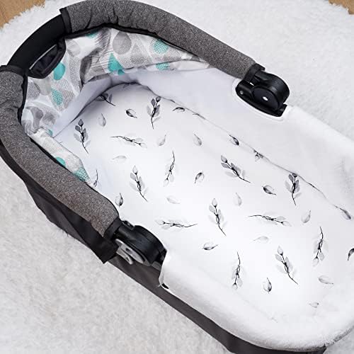 PHF 100% Cotton Bassinet Sheets 2 Pack, Soft Breathable Comfortable Cradle - Image 7