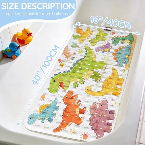 Kids Bathtub Mat, Non Slip Cartoon Bath Mat - Image 2