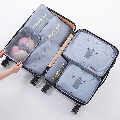 7 Set Packing Cubes for Suicase Packing Organizers Travel Luggage Organizers by Fxkoolr