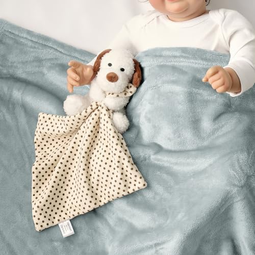 CREVENT Soft Plush Animal Face Security Blankets - Image 3