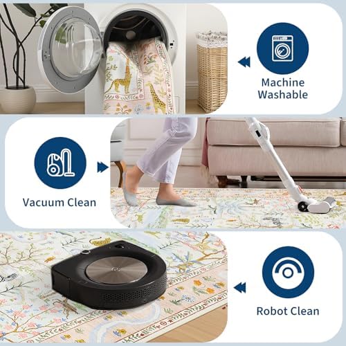 2x6 Hallway Runner Rug Non Slip Forest Nursery Runners Washable Stain Resistant - Image 6
