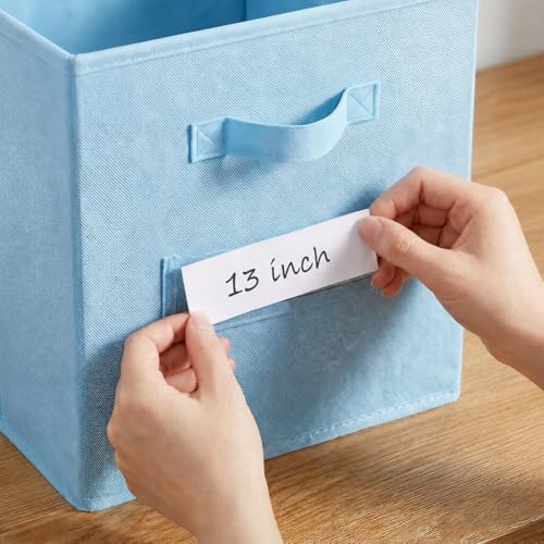 Storage Bins, Pastel Blue - Image 4