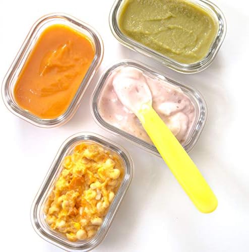 Glasslock 9pcs Set Yum Yum Eco Friendly Airtight Spill Proof Baby Meal Food - Image 4