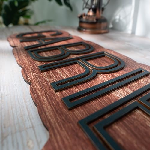 Personalized Wood Name Sign, Nursery Name Wooden, Above Crib Sign, Layered Baby - Image 3