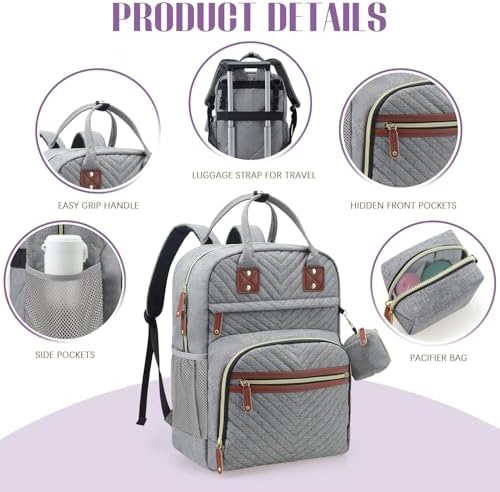 Tuwubi Diaper Bag Backpack, Baby Essentials - Image 7
