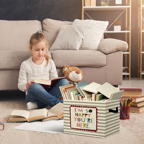 Rustic Boho Classroom Storage Bins Boxes - Image 5