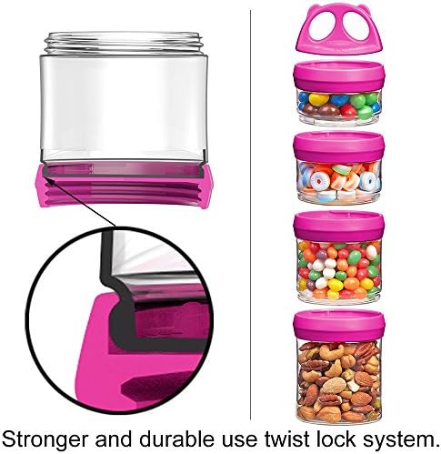 SELEWARE Stackable Snack Containers - Image 4