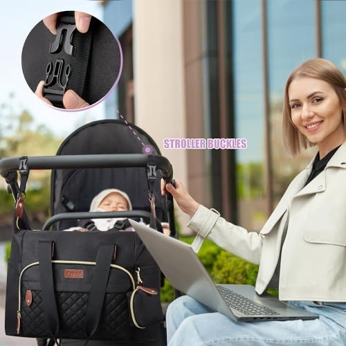 Tuwubi Diaper Bag Tote, Baby Diaper Bag - Image 7