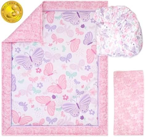 The Peanutshell 3 Piece Baby Crib Bedding Set - Image 2
