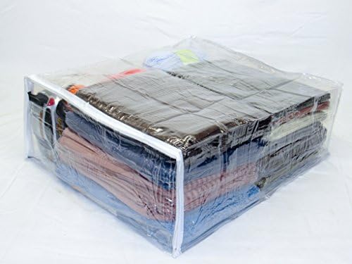 10-Pack X-Large Heavy Duty Vinyl Zippered Storage Bags - Image 5