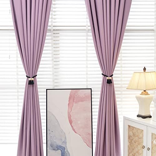 NICEEC 2 Pack Wooden Ball Magnetic Curtain Tiebacks Boho Home Decor Drape Tie - Image 6