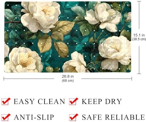 Shower Mat Bathtub Mat, 26.8x15.1 inch, Non-Slip Bath Mat - Image 3