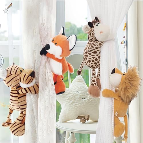 Curtain Tiebacks, 1 Pair Cute Animal Curtain Holdbacks - Image 7