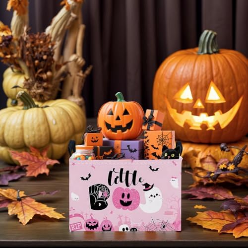 Halloween Basket Gift Cute Pumpkin Ghost Parties Decor Kid Trick or Treat Basket - Image 6