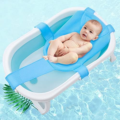 Baby Bath Seat Support Net Newborn Bath Cushion Pad Anti-Slip Infant Bathtub - Image 2