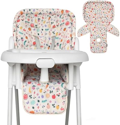 Baby High Chair Cover, Waterproof & Machine Washable White by Sprouterie