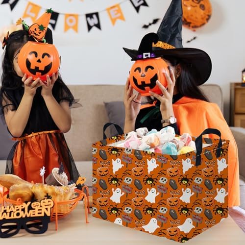 Halloween Ghost thriller basket, Empty Halloween basket, Horror and thriller - Image 5