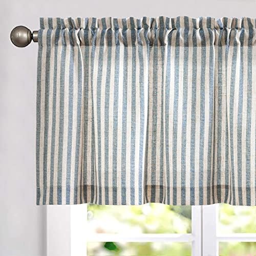 jinchan Linen Boxter Stripe Valances by JINCHAN