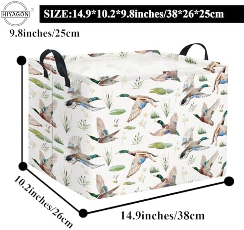 Rectangular Kids Basket Baby Girl Basket Fabric Storage Bin Organizer Box Room - Image 2