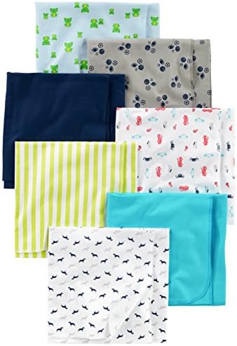 Simple Joys by Carter's Unisex Babies' Flannel Receiving Blankets by SimpleJoysbyCarters