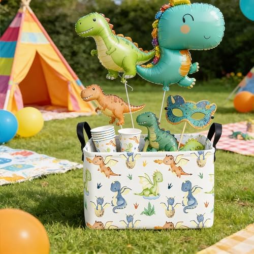 Rectangular Collapsible Parent Child Dragon Storage Basket Organizer - Image 7